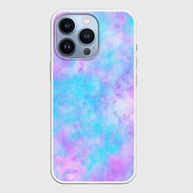 Чехол для iPhone 13 Pro с принтом Мрамор Tie Dye в Белгороде,  |  | tie dye | летняя футболка | розовый | синий | тай дай | фиолетовый | яркая футболка