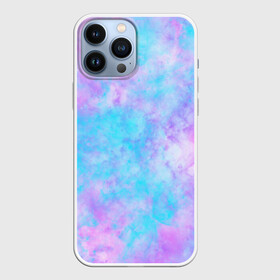 Чехол для iPhone 13 Pro Max с принтом Мрамор Tie Dye в Белгороде,  |  | tie dye | летняя футболка | розовый | синий | тай дай | фиолетовый | яркая футболка