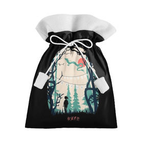 Подарочный 3D мешок с принтом Хранители Леса в Белгороде, 100% полиэстер | Размер: 29*39 см | anime | meme | tokyo | аниме | дракон | иероглиф | лес | манга | надпись | небо | сказка | стиль | тьма | фентези | япония