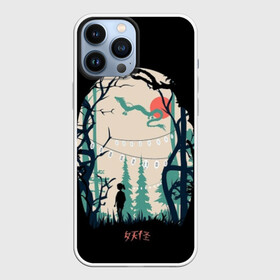 Чехол для iPhone 13 Pro Max с принтом Хранители леса и дракон в Белгороде,  |  | anime | meme | tokyo | аниме | дракон | иероглиф | лес | манга | надпись | небо | сказка | стиль | тьма | фентези | япония