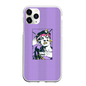 Чехол для iPhone 11 Pro матовый с принтом Kishibe Rohan in Purple в Белгороде, Силикон |  | diamond is unbreakable | heavens door | jjba | jojo | kishibe | rohan