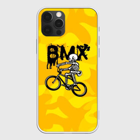 Чехол для iPhone 12 Pro Max с принтом BMX в Белгороде, Силикон |  | Тематика изображения на принте: bike | bmx | bones | extreme | skeleton | skull | sport | велосипед | скелет | спорт | череп | экстрим