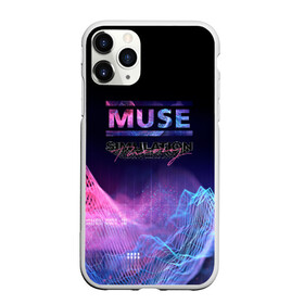 Чехол для iPhone 11 Pro Max матовый с принтом Cyber Muse в Белгороде, Силикон |  | alternative | bellamy | cyber | indie | muse | rock | simulation theory | беллами | мьюз