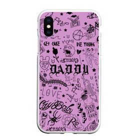 Чехол для iPhone XS Max матовый с принтом Lil Peep Tattoo в Белгороде, Силикон | Область печати: задняя сторона чехла, без боковых панелей | come over when youre sober | cry baby | emo | hip hop | lil | lil peep | lil pip | lill pip | new school | tattoo | xxxtentacion | лил пип | реп | рэп | татуировки | татухи | хип хоп | хипхоп