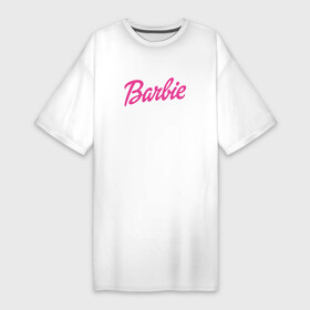 Платье-футболка хлопок с принтом Barbie в Белгороде,  |  | bad | barbie | bratz | girl | princess | team | барби | братц | девочка | дочка | дочь | кукла | куколка | лого | логотип | любимая | невеста | подружка | прекрасная