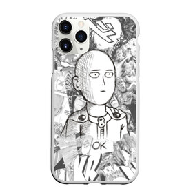 Чехол для iPhone 11 Pro матовый с принтом One-Punch Man в Белгороде, Силикон |  | anime | one punch man | saitama | аниме | ван панч мен | ванпанчмен | сайтама