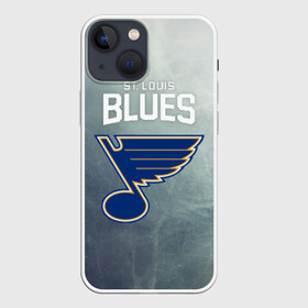 Чехол для iPhone 13 mini с принтом St. Louis Blues в Белгороде,  |  | Тематика изображения на принте: nhl | st. louis blues | блюз | нхл | сент луиз | сент луис | сент луис блюз | тарасенко | хоккей | шайба