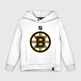 Детское худи Oversize хлопок с принтом Boston Bruins NHL в Белгороде, френч-терри — 70% хлопок, 30% полиэстер. Мягкий теплый начес внутри —100% хлопок | боковые карманы, эластичные манжеты и нижняя кромка, капюшон на магнитной кнопке | boston | boston bruins | hockey | nhl | бостон | бостон брюинз | кубок стенли | нхл | спорт | хоккей | шайба