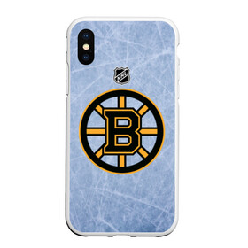 Чехол для iPhone XS Max матовый с принтом Boston Bruins в Белгороде, Силикон | Область печати: задняя сторона чехла, без боковых панелей | boston | boston bruins | hockey | nhl | бостон | бостон брюинз | кубок стенли | нхл | спорт | хоккей | шайба