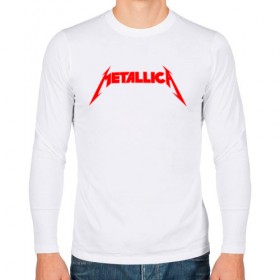 Мужской лонгслив хлопок с принтом METALLICA RED LOGO в Белгороде, 100% хлопок |  | Тематика изображения на принте: matters metallica | music | nothing else | rock | trash metal | группа | музыка | музыканты | рок | трэш металл