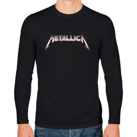 Мужской лонгслив хлопок с принтом METALLICA METAL LOGO в Белгороде, 100% хлопок |  | matters metallica | music | nothing else | rock | trash metal | группа | музыка | музыканты | рок | трэш металл