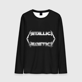 Мужской лонгслив 3D с принтом Metallica в Белгороде, 100% полиэстер | длинные рукава, круглый вырез горловины, полуприлегающий силуэт | guitar | hard | heavymetal | metal | metallica | music | rock | гитара | картинка | картинки | метал | металика | металлика | мода | музыка | рок | тренд | тренды | треш | трэш | тяжелый | хард