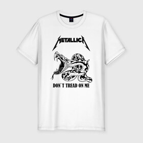 Мужская футболка премиум с принтом METALLICA в Белгороде, 92% хлопок, 8% лайкра | приталенный силуэт, круглый вырез ворота, длина до линии бедра, короткий рукав | matters metallica | music | nothing else | rock | trash metal | группа | музыка | музыканты | рок | трэш металл