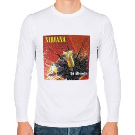 Мужской лонгслив хлопок с принтом Nirvana In Bloom в Белгороде, 100% хлопок |  | kurt cobain | music | nirvana | rock | кобейн | курт | курт кобейн | музыка | нирвана | рок
