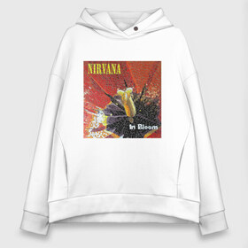 Женское худи Oversize хлопок с принтом Nirvana In Bloom в Белгороде, френч-терри — 70% хлопок, 30% полиэстер. Мягкий теплый начес внутри —100% хлопок | боковые карманы, эластичные манжеты и нижняя кромка, капюшон на магнитной кнопке | kurt cobain | music | nirvana | rock | кобейн | курт | курт кобейн | музыка | нирвана | рок