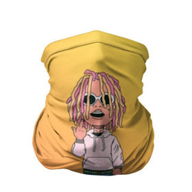 Бандана-труба 3D с принтом Lil Pump - Flex Like Ouu в Белгороде, 100% полиэстер, ткань с особыми свойствами — Activecool | плотность 150‒180 г/м2; хорошо тянется, но сохраняет форму | flex like ouu | gucci | gucci gang | hip hop | lil | lil pump | pump | rap | trap | гучи | гучи гэнг | лил | лил памп | насос | памп | рэп | трэп | хип хоп