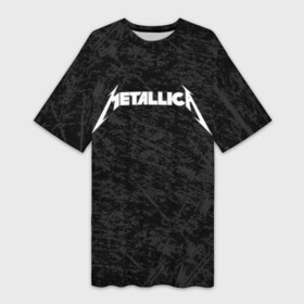 Платье-футболка 3D с принтом METALLICA в Белгороде,  |  | matters metallica | music | nothing else | rock | trash metal | группа | металлика | музыка | музыканты | рок | трэш металл