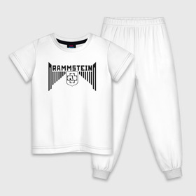 Детская пижама хлопок с принтом Rammstein в Белгороде, 100% хлопок |  брюки и футболка прямого кроя, без карманов, на брюках мягкая резинка на поясе и по низу штанин
 | deutschland | duhastviel.mutter | hevy metal | meinteil | music | rammstein | rammsteinfan | ramshtain | rock | германия | метал | музыка | немцы | рамштаин | рамштайн | рамштейн | рок