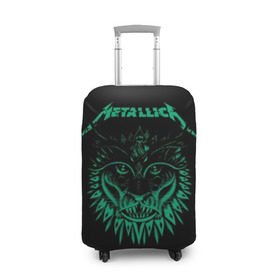 Чехол для чемодана 3D с принтом Metallica в Белгороде, 86% полиэфир, 14% спандекс | двустороннее нанесение принта, прорези для ручек и колес | album | black | concert | heavy | kirk | metal | metallica | music | rock | tolls | джеймс хэтфилд | кирк хэмметт | клифф бёртон | ларс ульрих | метал | металлика | трэш