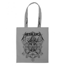Сумка 3D повседневная с принтом Metallica в Белгороде, 100% полиэстер | Плотность: 200 г/м2; Размер: 34×35 см; Высота лямок: 30 см | album | black | concert | heavy | kirk | metal | metallica | music | rock | tolls | джеймс хэтфилд | кирк хэмметт | клифф бёртон | ларс ульрих | метал | металлика | трэш