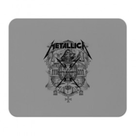 Коврик для мышки прямоугольный с принтом Metallica в Белгороде, натуральный каучук | размер 230 х 185 мм; запечатка лицевой стороны | album | black | concert | heavy | kirk | metal | metallica | music | rock | tolls | джеймс хэтфилд | кирк хэмметт | клифф бёртон | ларс ульрих | метал | металлика | трэш