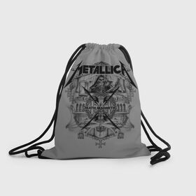 Рюкзак-мешок 3D с принтом Metallica в Белгороде, 100% полиэстер | плотность ткани — 200 г/м2, размер — 35 х 45 см; лямки — толстые шнурки, застежка на шнуровке, без карманов и подкладки | album | black | concert | heavy | kirk | metal | metallica | music | rock | tolls | джеймс хэтфилд | кирк хэмметт | клифф бёртон | ларс ульрих | метал | металлика | трэш