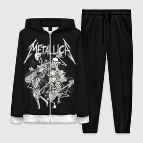 Женский костюм 3D с принтом Metallica в Белгороде,  |  | album | black | concert | heavy | kirk | metal | metallica | music | rock | tolls | джеймс хэтфилд | кирк хэмметт | клифф бёртон | ларс ульрих | метал | металлика | трэш