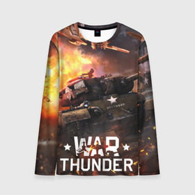 Мужской лонгслив 3D с принтом war thunder в Белгороде, 100% полиэстер | длинные рукава, круглый вырез горловины, полуприлегающий силуэт | war thunder | war thunder 2019 | war thunder лучшие | war thunder самолеты | war thunder танки | вар тандер | игра war thunder | купить футболку war thunder | футболки war thunder