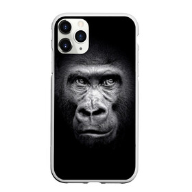 Чехол для iPhone 11 Pro матовый с принтом Горилла в Белгороде, Силикон |  | animal | black | eyes | fauna | gorilla | gray | look | monkey | muzzle | primate | взгляд | глаза | горилла | животное | обезьяна | примат | серый | фауна | черный