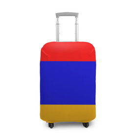 Чехол для чемодана 3D с принтом Армения. Флаг. в Белгороде, 86% полиэфир, 14% спандекс | двустороннее нанесение принта, прорези для ручек и колес | армения | армянский | государство | знамя | кавказ | республика | символ | снг | ссср | страна | флаг