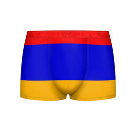 Мужские трусы 3D с принтом Армения. Флаг. в Белгороде, 50% хлопок, 50% полиэстер | классическая посадка, на поясе мягкая тканевая резинка | армения | армянский | государство | знамя | кавказ | республика | символ | снг | ссср | страна | флаг