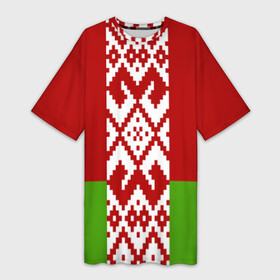 Платье-футболка 3D с принтом Беларусь. Флаг. в Белгороде,  |  | беларусь | белоруссия | бсср | государство | республика | снг | ссср | страна | туризм