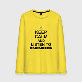 Мужской лонгслив хлопок с принтом Rammstein в Белгороде, 100% хлопок |  | keep calm | listen to rammstein | metallica | music | rammstein | rock | металл | металлика | музыка | надписи | раммштайн | рок | рок группа