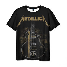 Мужская футболка 3D с принтом Metallica в Белгороде, 100% полиэфир | прямой крой, круглый вырез горловины, длина до линии бедер | album | black | concert | heavy | kirk | metal | metallica | music | rock | tolls | джеймс хэтфилд | кирк хэмметт | клифф бёртон | ларс ульрих | метал | металлика | трэш