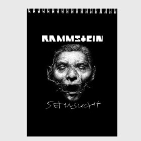 Скетчбук с принтом Rammstein в Белгороде, 100% бумага
 | 48 листов, плотность листов — 100 г/м2, плотность картонной обложки — 250 г/м2. Листы скреплены сверху удобной пружинной спиралью | du hast | heavy | herzeleid | metal | mutter | rammstein | reise | rosenrot | sehnsucht | till lindemann | группа | метал | рамштайн | рок | тилль линдеманн | хард