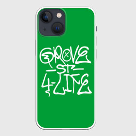 Чехол для iPhone 13 mini с принтом Грув стрит в Белгороде,  |  | gta | gta sa | samp | банда грув стрит | граффити грув стрит | грув гта | грув стрит гта | гта