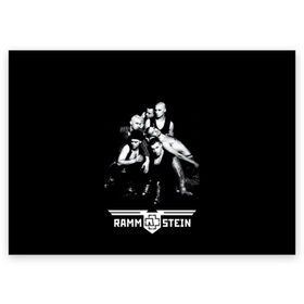 Поздравительная открытка с принтом Rammstein в Белгороде, 100% бумага | плотность бумаги 280 г/м2, матовая, на обратной стороне линовка и место для марки
 | Тематика изображения на принте: rammstein | till lindemann | берлин | германия | металл | музыка | рамштайн | тилль линдеманн