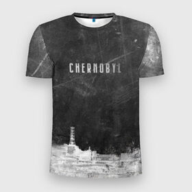 Мужская футболка 3D спортивная с принтом Чернобыль 3 в Белгороде, 100% полиэстер с улучшенными характеристиками | приталенный силуэт, круглая горловина, широкие плечи, сужается к линии бедра | 2019 | chernobyl | hbo | pripyat | припять | сериал | чернобыль