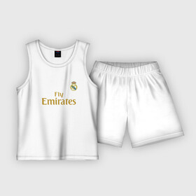 Детская пижама с шортами хлопок с принтом Эден Азар Реал 2019 Gold в Белгороде,  |  | hazard | madrid | real | real madrid | азар | реал | реал мадрид | спорт | футбол | эден азар