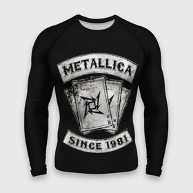 Мужской рашгард 3D с принтом Metallica в Белгороде,  |  | album | black | concert | heavy | kirk | metal | metallica | music | rock | tolls | джеймс хэтфилд | кирк хэмметт | клифф бёртон | ларс ульрих | метал | металлика | трэш