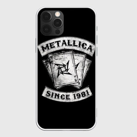 Чехол для iPhone 12 Pro Max с принтом Metallica в Белгороде, Силикон |  | Тематика изображения на принте: album | black | concert | heavy | kirk | metal | metallica | music | rock | tolls | джеймс хэтфилд | кирк хэмметт | клифф бёртон | ларс ульрих | метал | металлика | трэш