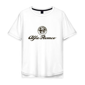 Мужская футболка хлопок Oversize с принтом alfa romeo formula1 в Белгороде, 100% хлопок | свободный крой, круглый ворот, “спинка” длиннее передней части | alfa romeo | f1 | formula1