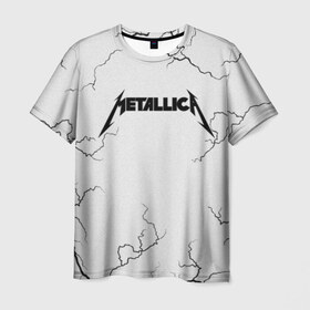 Мужская футболка 3D с принтом METALLICA в Белгороде, 100% полиэфир | прямой крой, круглый вырез горловины, длина до линии бедер | matters metallica | music | nothing else | rock | trash metal | группа | музыка | музыканты | рок | трэш металл