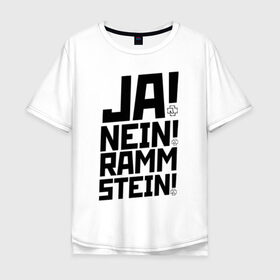 Мужская футболка хлопок Oversize с принтом RAMMSTEIN в Белгороде, 100% хлопок | свободный крой, круглый ворот, “спинка” длиннее передней части | Тематика изображения на принте: du hast | mein herz | rammstein | rammstein rock | ramstein | группа rammstein | концерт рамштайн | рамштайн | рамштайн дойчланд | тилль линдеманн | у хаст