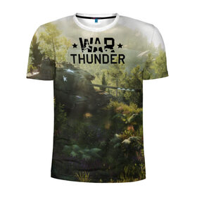 Мужская футболка 3D спортивная с принтом Гром войны в Белгороде, 100% полиэстер с улучшенными характеристиками | приталенный силуэт, круглая горловина, широкие плечи, сужается к линии бедра | war thunder | war thunder 2019 | war thunder лучшие | war thunder самолеты | war thunder танки | вар тандер | гром войны | игра war thunder | купить футболку war thunder | футболки war thunder