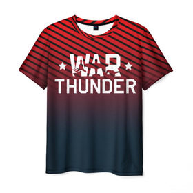 Мужская футболка 3D с принтом War thunder в Белгороде, 100% полиэфир | прямой крой, круглый вырез горловины, длина до линии бедер | war thunder | war thunder 2019 | war thunder лучшие | war thunder самолеты | war thunder танки | вар тандер | гром войны | игра war thunder | купить футболку war thunder | футболки war thunder