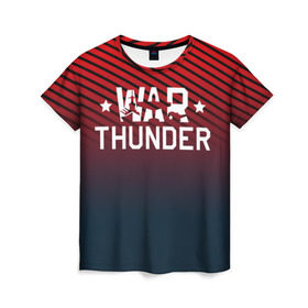 Женская футболка 3D с принтом War thunder в Белгороде, 100% полиэфир ( синтетическое хлопкоподобное полотно) | прямой крой, круглый вырез горловины, длина до линии бедер | war thunder | war thunder 2019 | war thunder лучшие | war thunder самолеты | war thunder танки | вар тандер | гром войны | игра war thunder | купить футболку war thunder | футболки war thunder