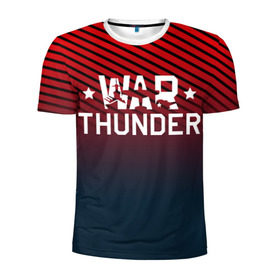 Мужская футболка 3D спортивная с принтом War thunder в Белгороде, 100% полиэстер с улучшенными характеристиками | приталенный силуэт, круглая горловина, широкие плечи, сужается к линии бедра | war thunder | war thunder 2019 | war thunder лучшие | war thunder самолеты | war thunder танки | вар тандер | гром войны | игра war thunder | купить футболку war thunder | футболки war thunder