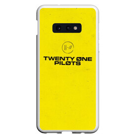 Чехол для Samsung S10E с принтом TWENTY ONE PILOTS в Белгороде, Силикон | Область печати: задняя сторона чехла, без боковых панелей | regional at best | twenty one pilots | американский дуэт | музыка | песни | рок | твенти | твенти ван пайлотс | твенти ван пилот | твенти ван пилотс