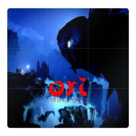 Магнитный плакат 3Х3 с принтом ORI BLIND FOREST в Белгороде, Полимерный материал с магнитным слоем | 9 деталей размером 9*9 см | game | microsoft | moon studios | ori | ori and the will of the wisps | игры